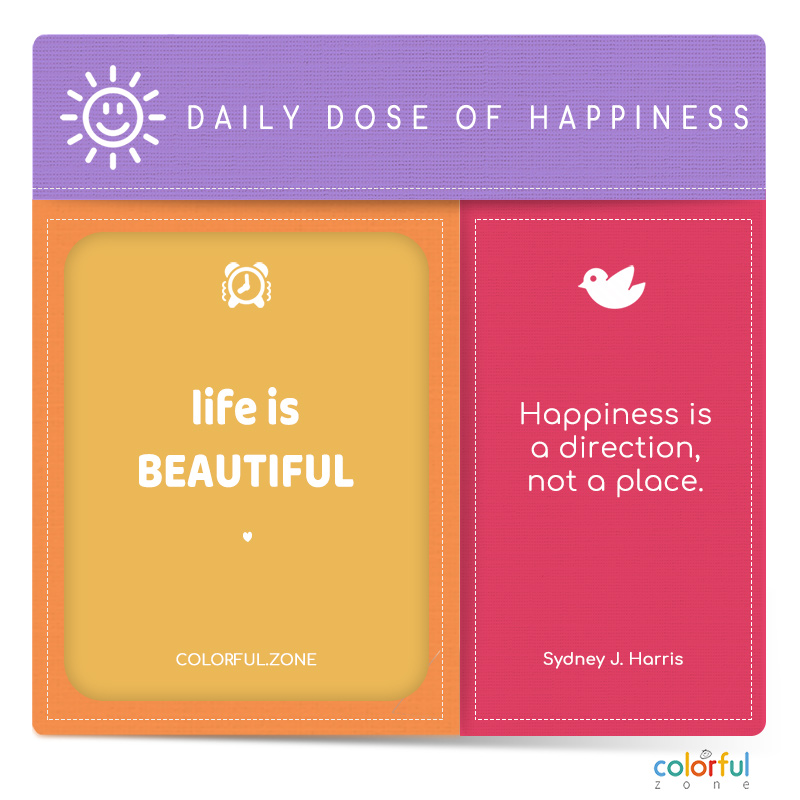 Daily Dose Of Happiness And Colors | Colorful Zone